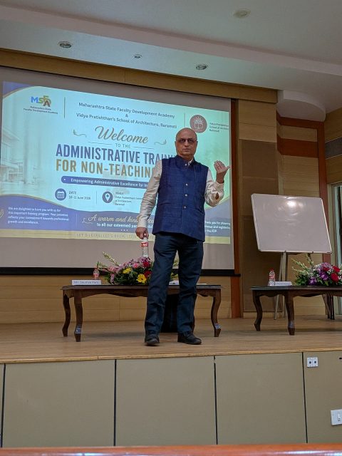 Administrative training for non-teaching staff